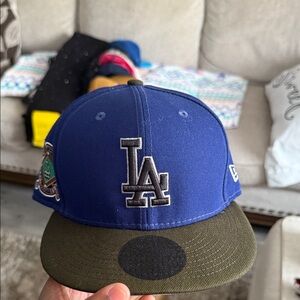 Blue and Green men Cap